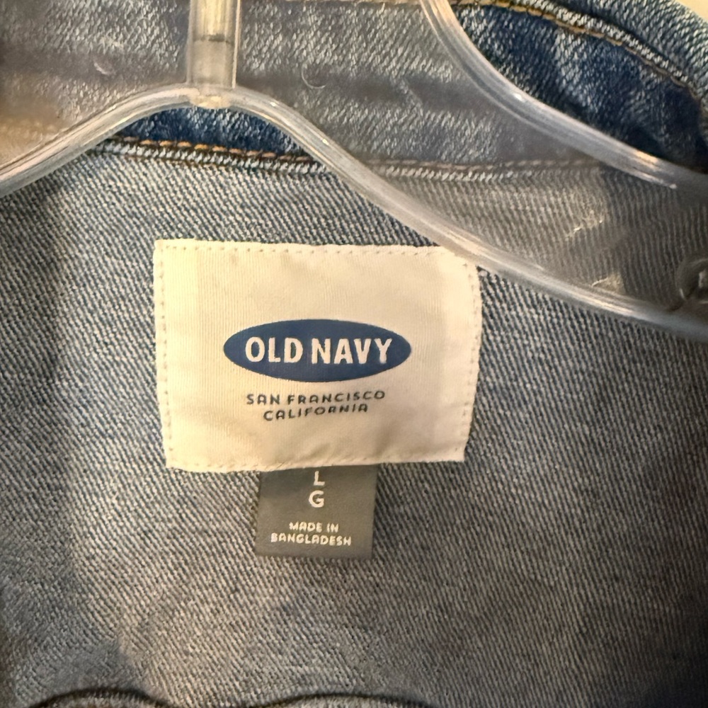 Old Navy Light Blue Jean Jacket - Picture 2 of 7